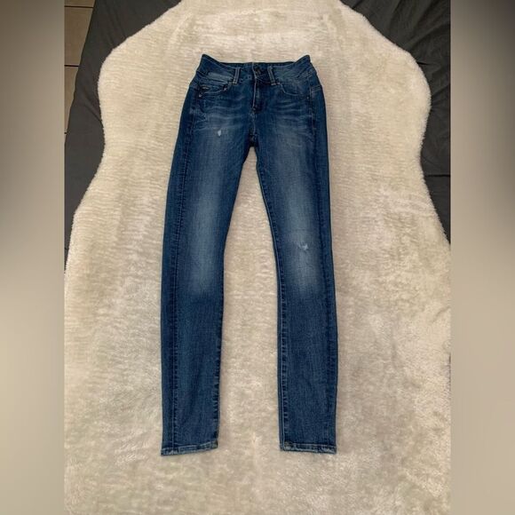 G-Star Raw Midge Cody Mid Skinny Womens Jeans Size 24x30‎ Pants Stretch - Picture 1 of 11
